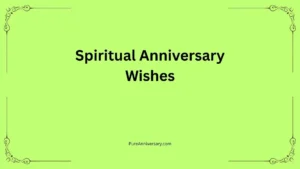 Spiritual Anniversary Wishes