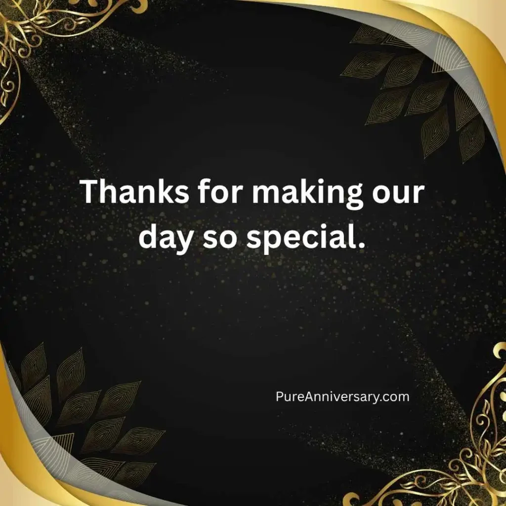 Thanks for Anniversary Wishes