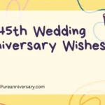 45th Wedding Anniversary Wishes