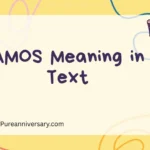 AMOS Meaning in Text