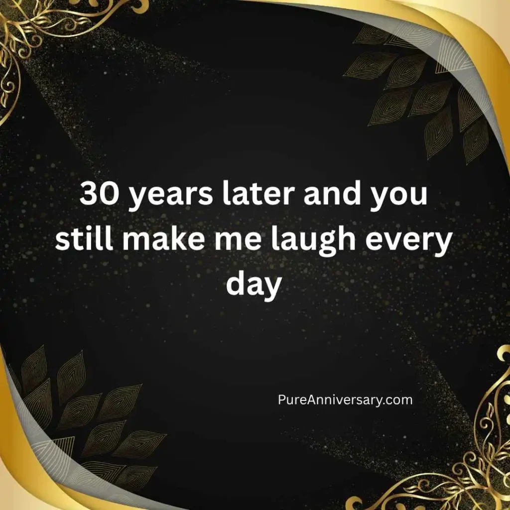 Funny 30th Anniversary Wishes