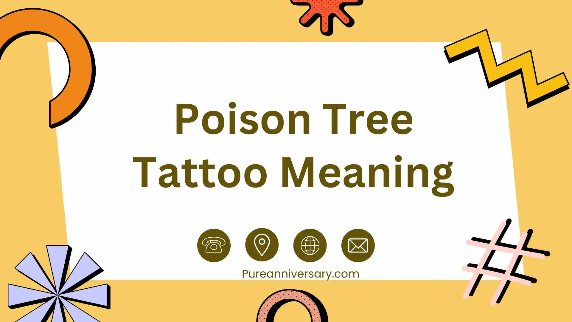Poison Tree Tattoo Meaning
