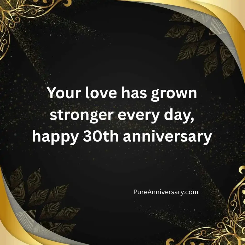 Romantic 30th Anniversary Wishes