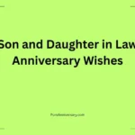 Son and Daughter in Law Anniversary Wishes