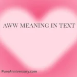 Aww Meaning in Text